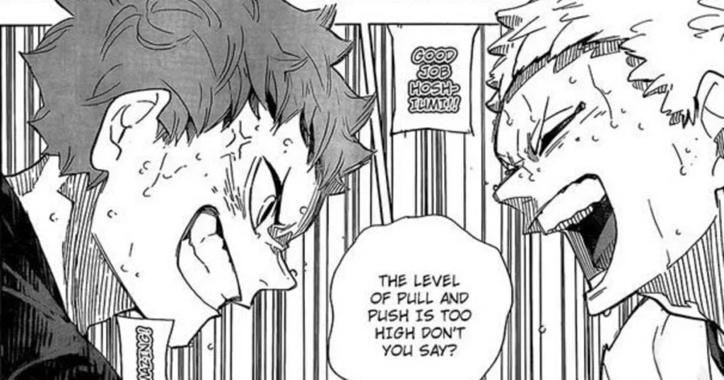 Haikyuu Manga Chapter Covered. Hinata vs Korai Hoshiumi