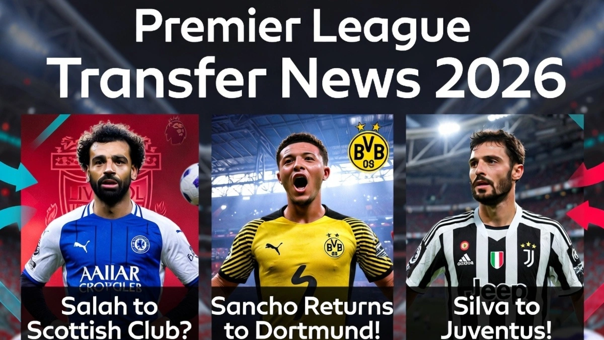 Premier League Transfer News 2026. Salah To Scottish Club