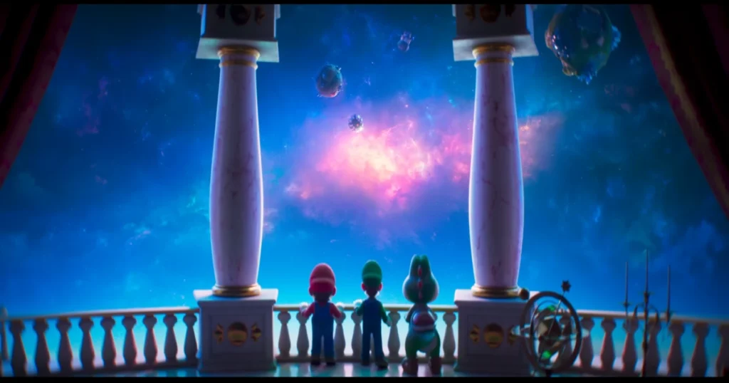 Super Mario Galaxxy Movie Scene