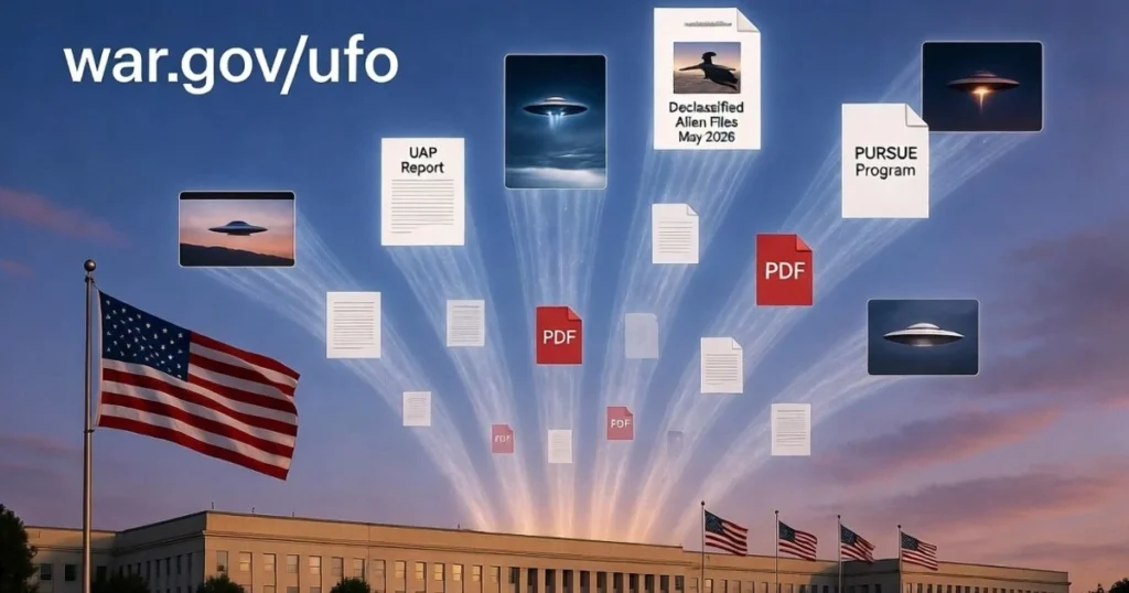 Pentagon alien files 2026: Declassified UAP documents released from war.gov/ufo