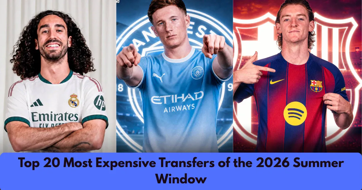 Top 20 Most Expensive Football Transfer in 2026/2027 Till now
